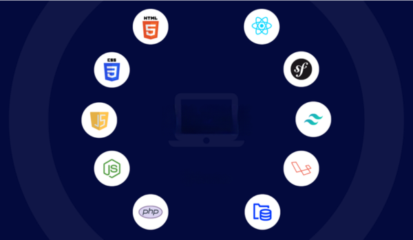 Online full stack development training with JavaScript, React, Node.js, and SQL